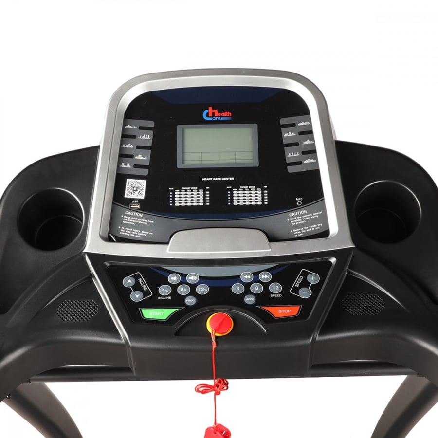 Healthcare treadmill, 8 electric features, 3 horsepower, 120 kg