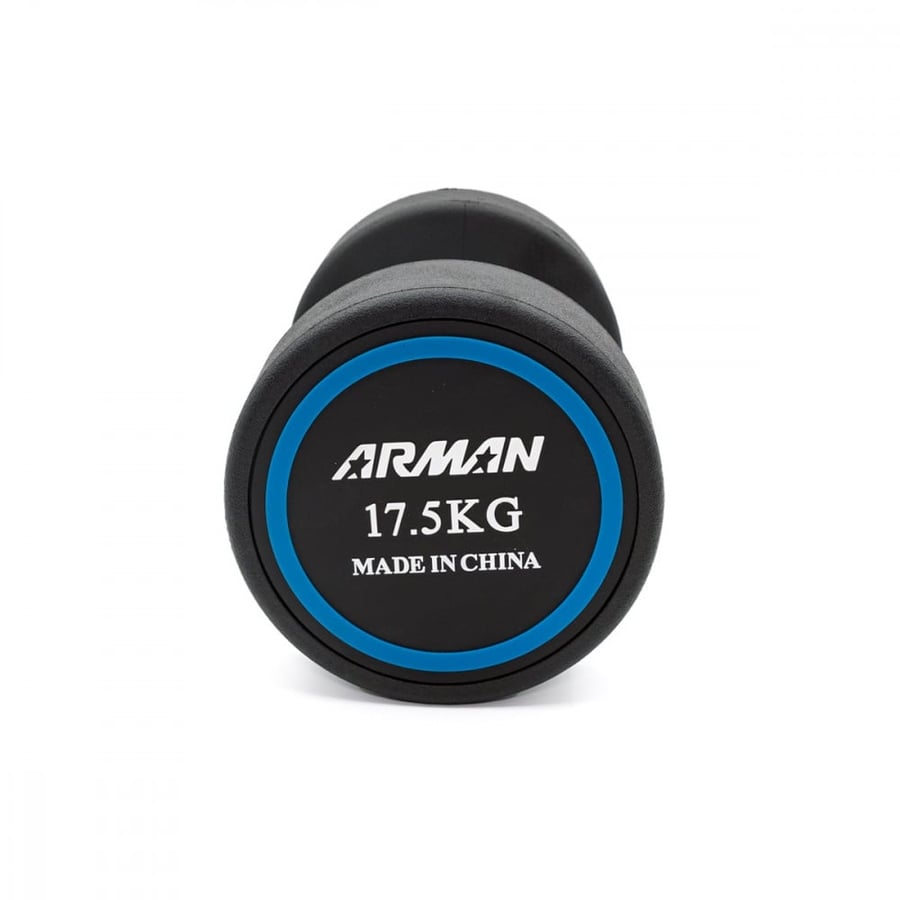 دمبل رفع أثقال 17.5 كيلو من أرمان أسود وأزرق - P1559-17.5KG