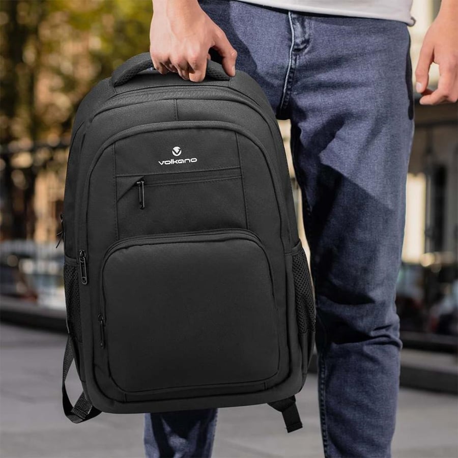 حقيبة ظهر لايف ستايل للجنسين من فولكانو _ VK-9209-BK - ONE SIZE