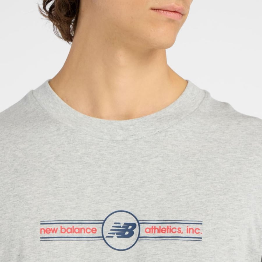 Men's lifestyle T-shirt from New Balance _ MT6148SVAG