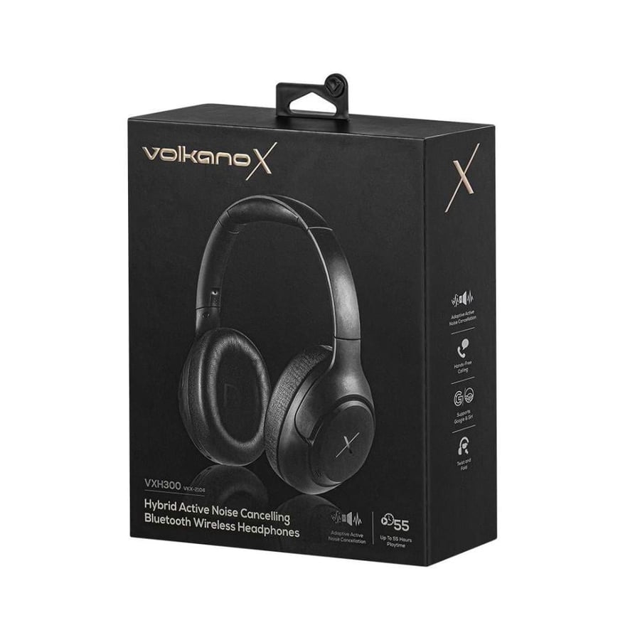 سماعة رأس بلوتوث للجنسين من فولكانو _ VKX-2104-BK - ONE SIZE