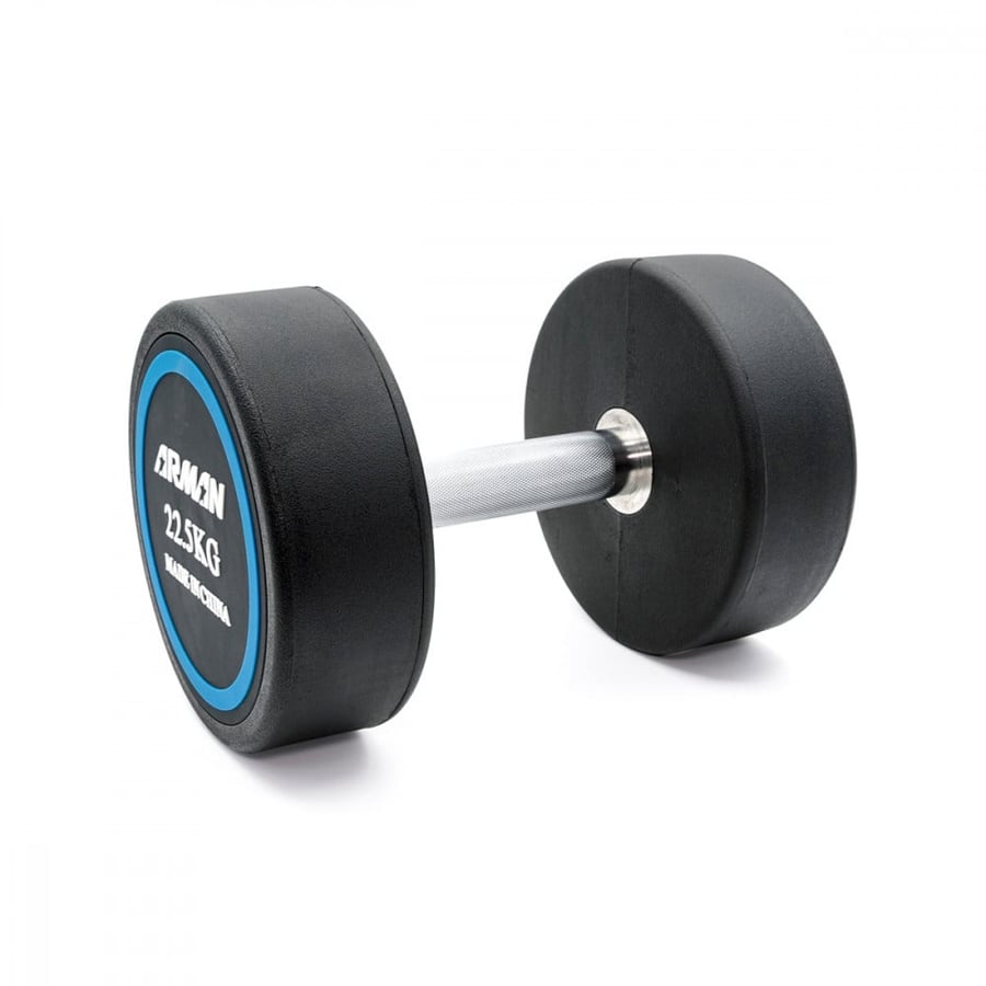 أرمان دامبلز رفع أثقال 22 كيلو رمادي وأزرق - P1559-22.5KG