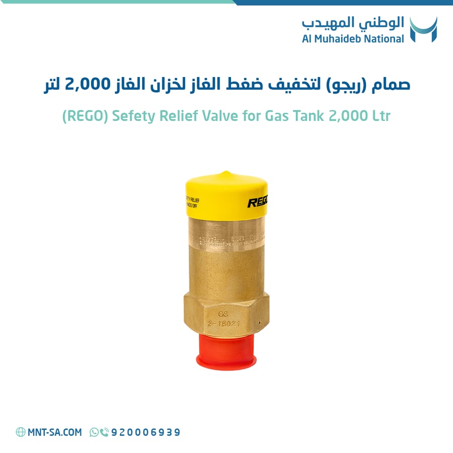 (REGO) Sefety Relief Valve for Gas Tank 2,000 Ltr