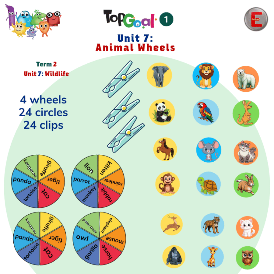 UNIT 7-Wilde Life-Animal Wheels