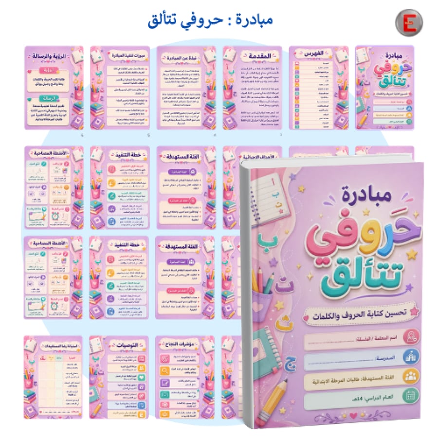 مبادرة _ حروفي تتألق- لغتي
