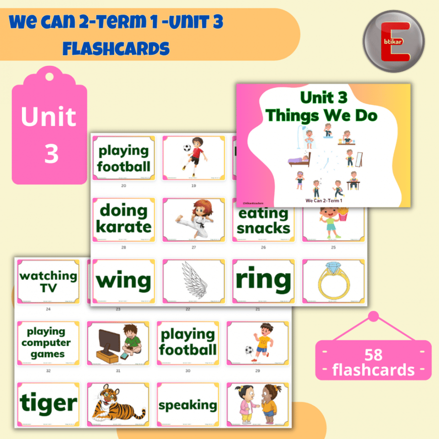 بوكس الأنشطة We can 2-part 1-unit 3