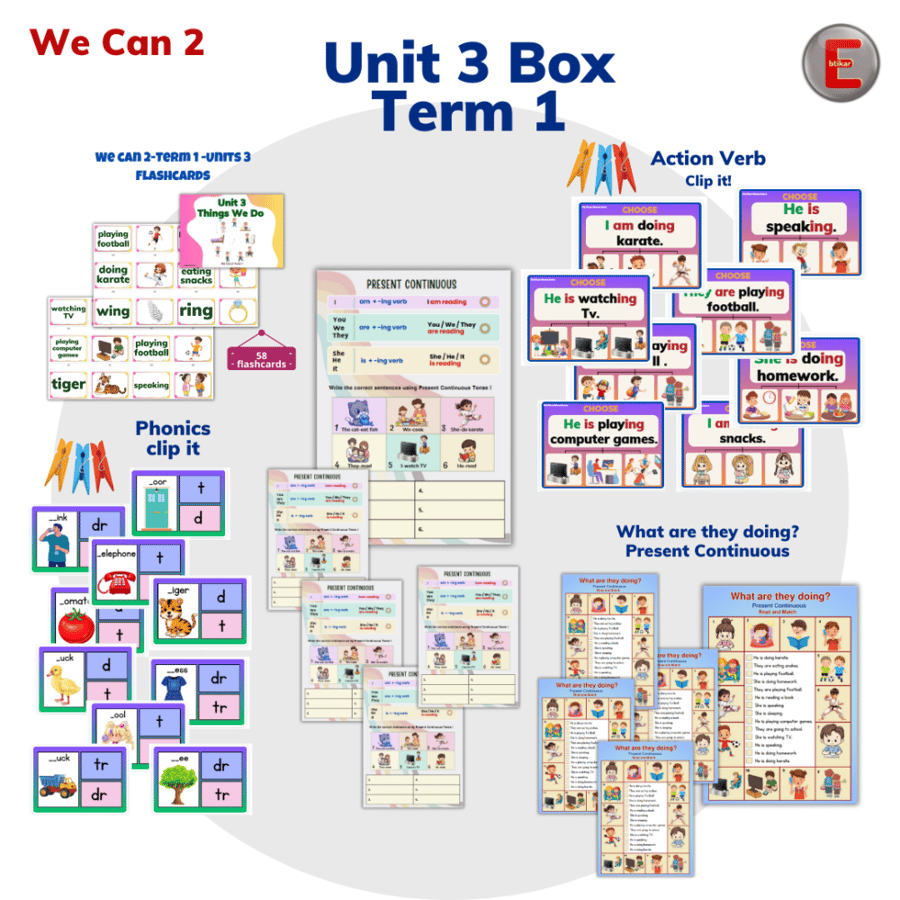 بوكس الأنشطة We can 2-part 1-unit 3
