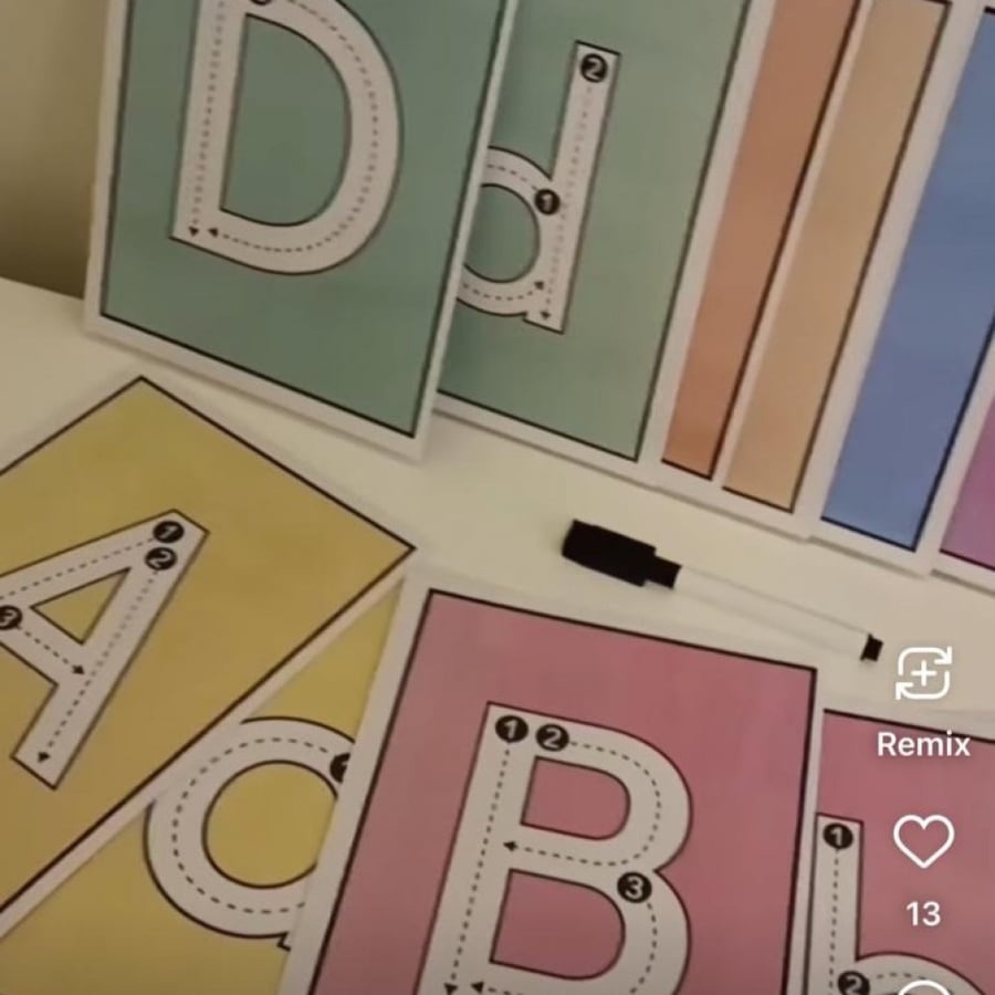 letters trace