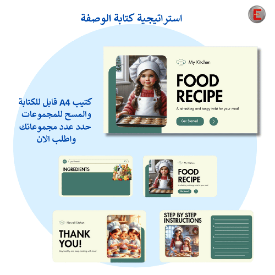 استراتيجية كتابة الوصفة (حسب عدد المجموعات )
