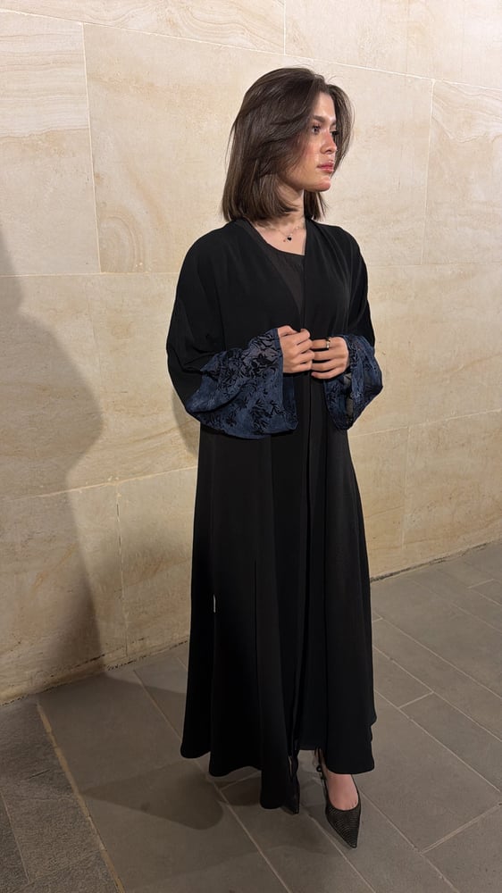 Blue abaya