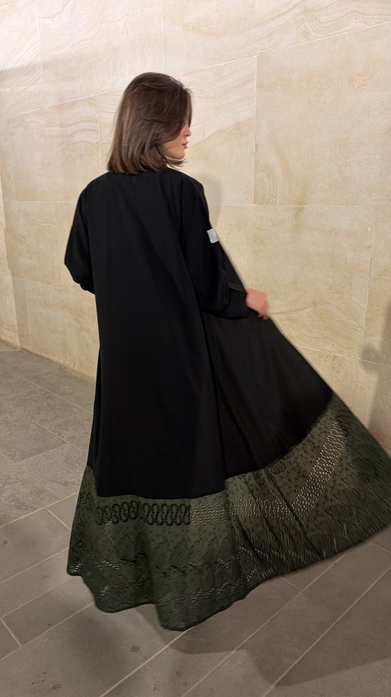 Green abaya