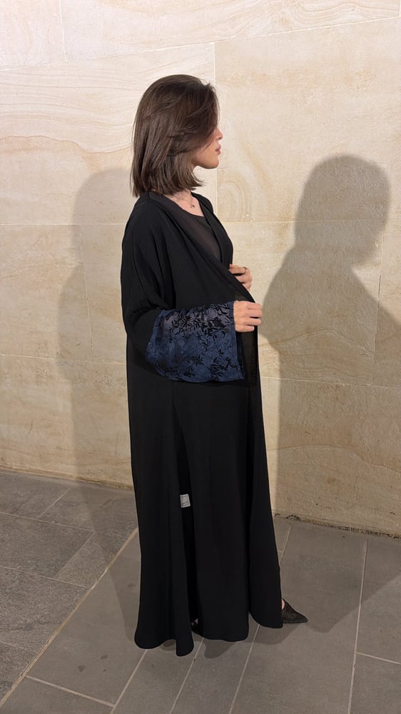 Blue abaya