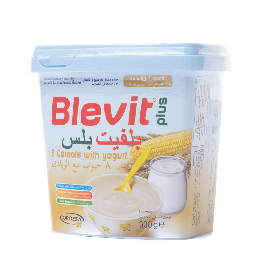 Blevit Plus 8 cereals with yogurt 300 g