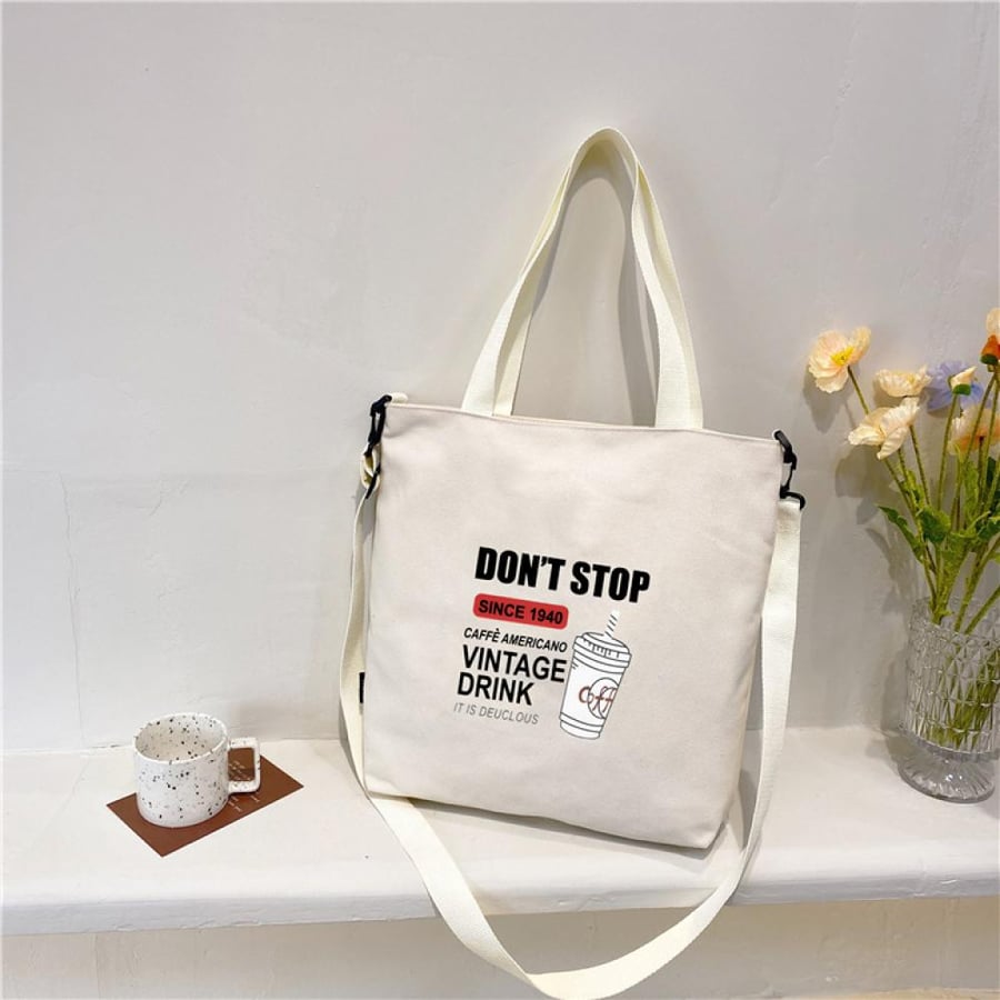 حقيبة قماشية توت باق Don't stop