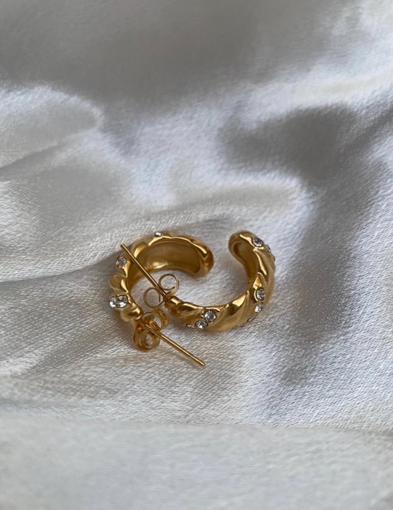 Croissant earrings