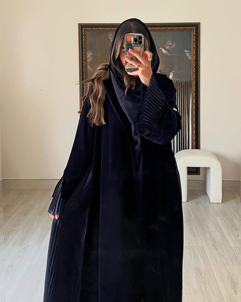 Velvet Winter Abaya