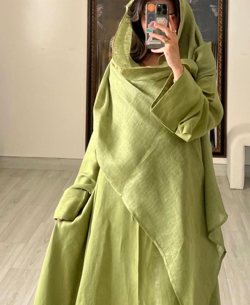 Linen Abaya & Tarha