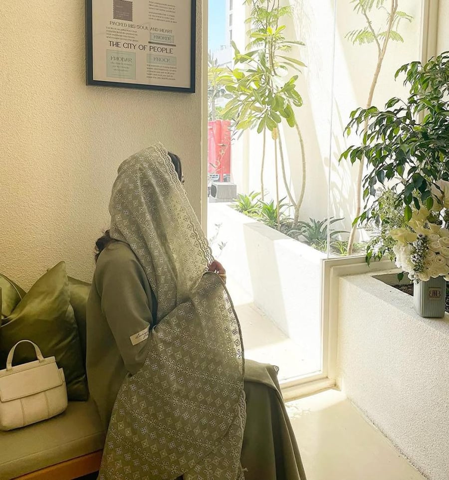 Matcha Green Abaya