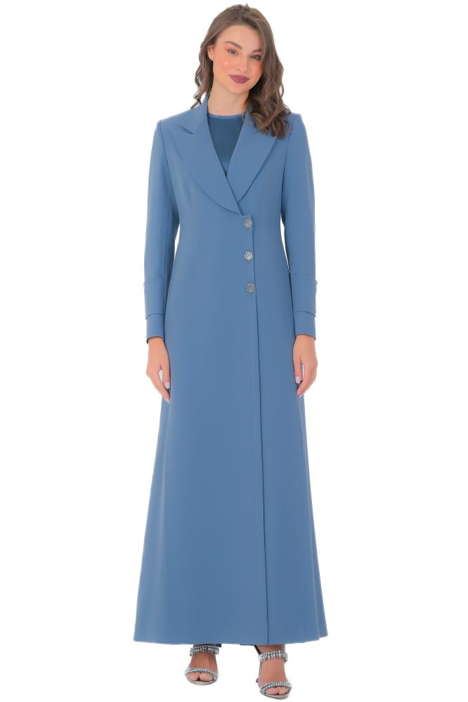ايليقنت 1 بليزر - أزرق فضي