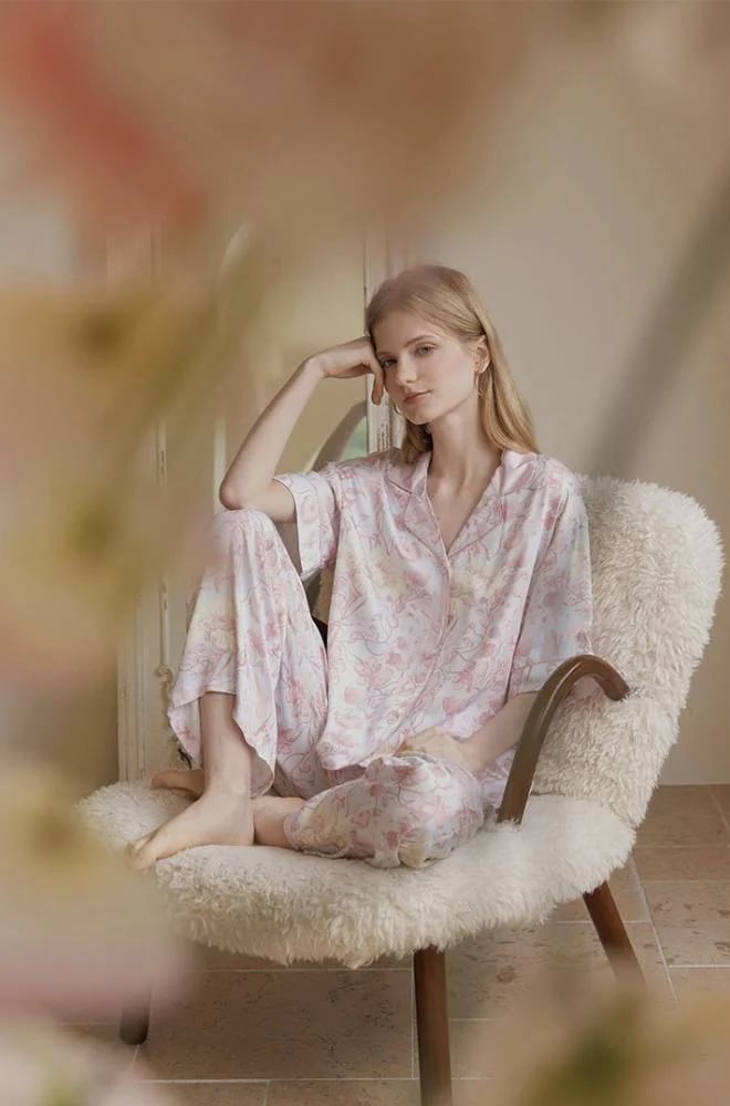 creme pink - بجامة نسائية