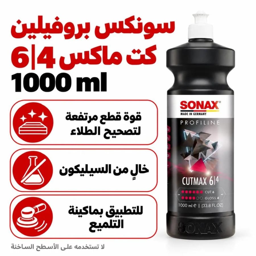 SONAX CutMax 1L benefits