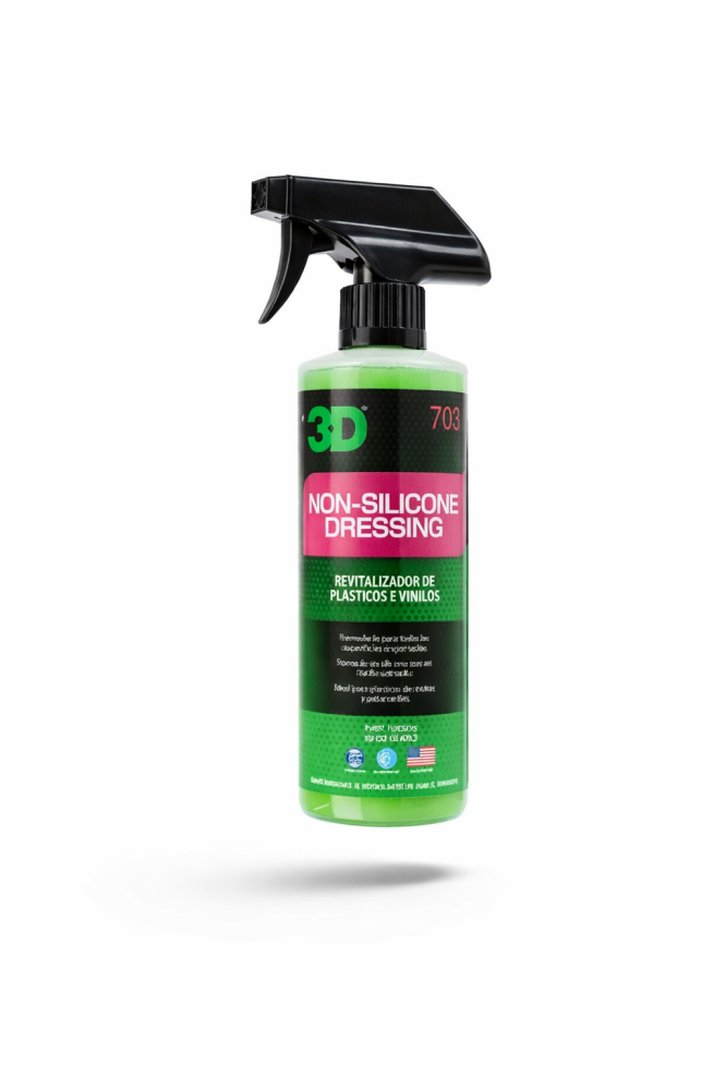 3D Non-Silicone Dressing 713 – ملمع بلاستيك وداخلية بدون سيليكون – 473 مل