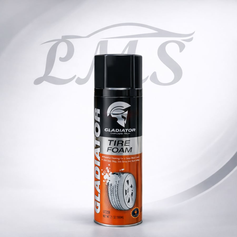 جلادياتور منظف رغوة ولمعان الإطارات Tire Foam 595ML