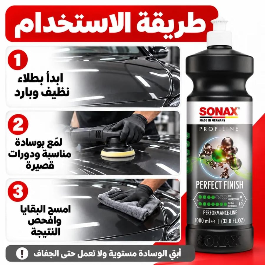 سوناكس بروفيلين Perfect Finish ملمع تشطيب الطلاء – 1 لتر