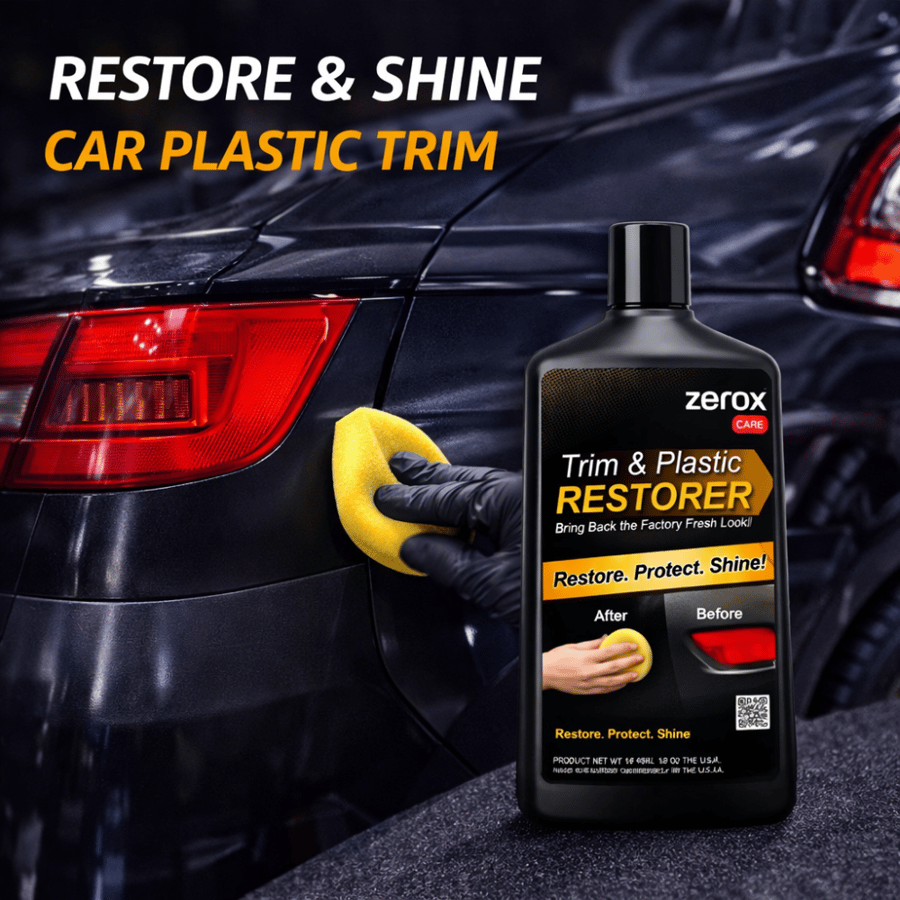 ملمع بلاستيك السيارات Zerox Care Trim & Plastic Restorer