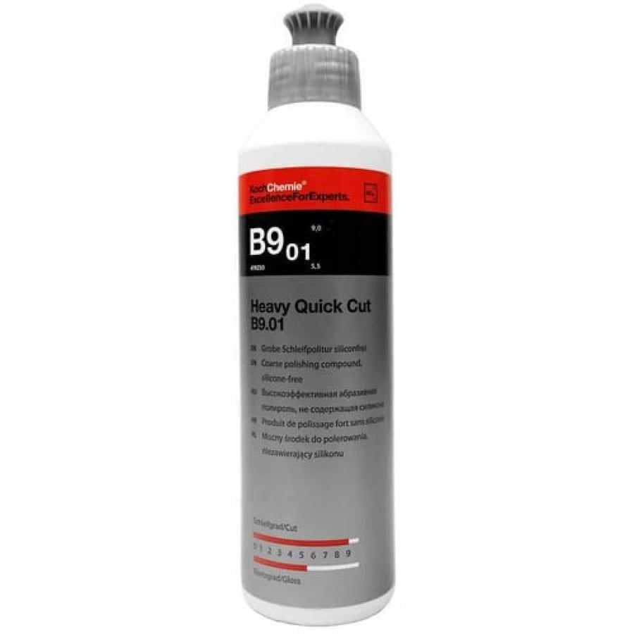 كوش كيمي كمباوند قوي Heavy Quick Cut B9.01 بالجملة – مجموعة 3 عبوات × 250 مل