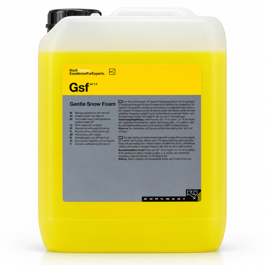 كوش كيمي شامبو رغوي متعادل Gentle Snow Foam GSF بالجملة – عبوة واحدة × 5 لتر