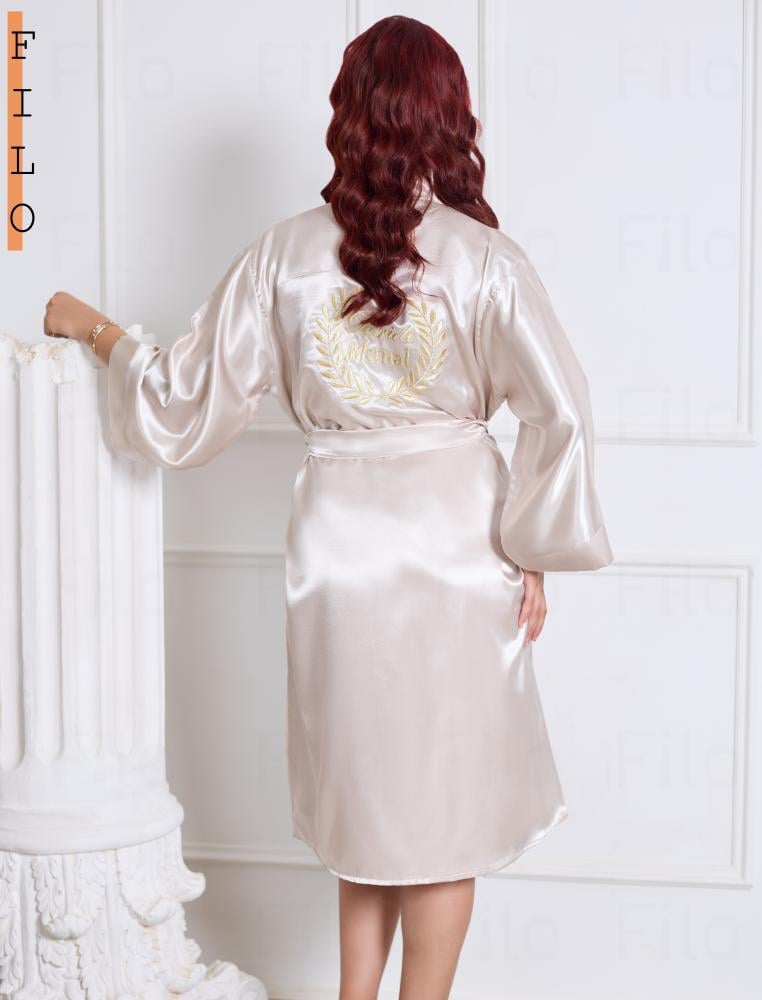 روب عروس كلاسيك بيج