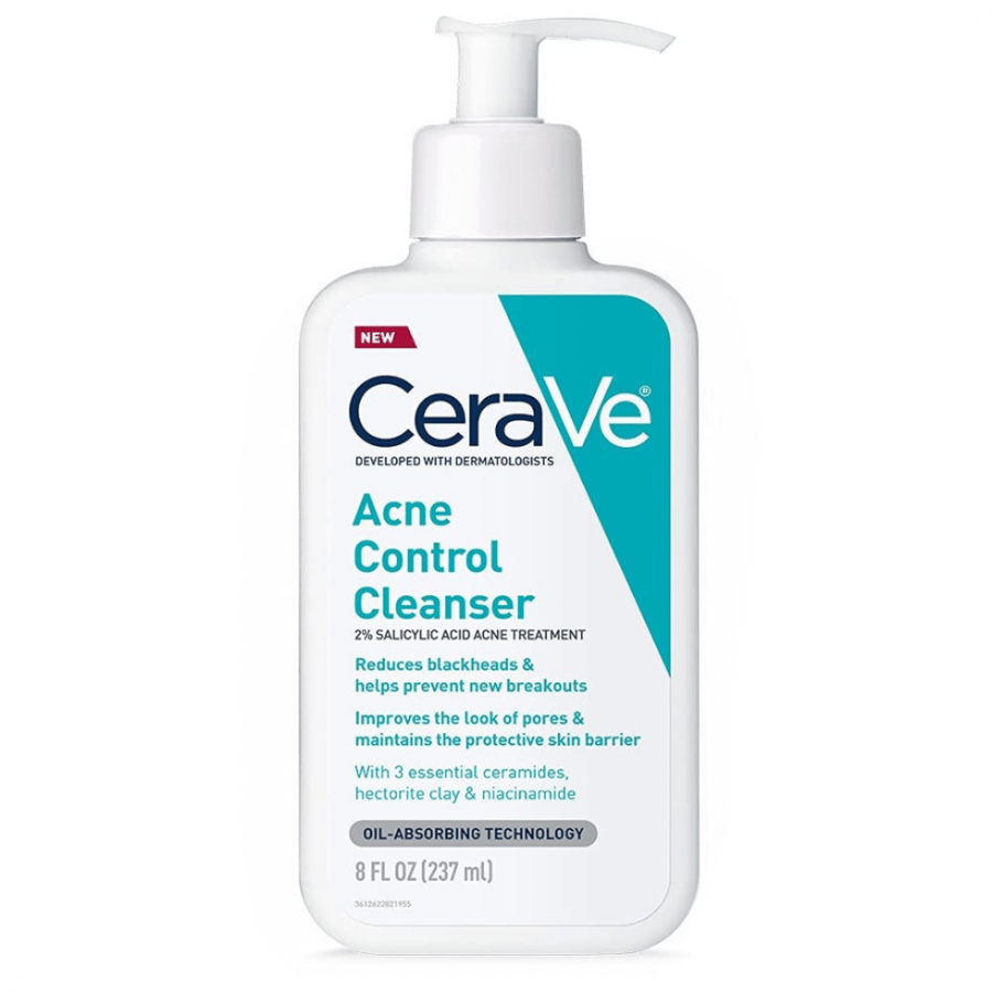غسول علاجي لعيوب البشرة ومنظف للمسام CeraVe Blemish Control Cleanser