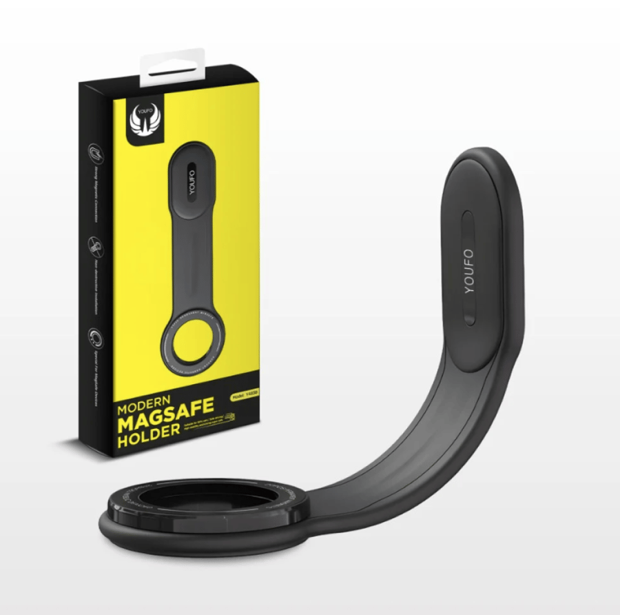 Yuvo - magnetic phone holder compatible with MagSafe, flexible design, elegant appearance, and supports the latest devices
