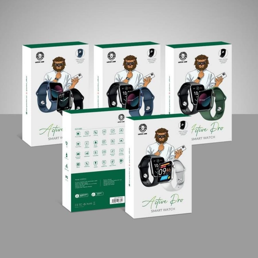جرين - ساعة اكتيف برو الذكية - متوفرة بعدت الوان
