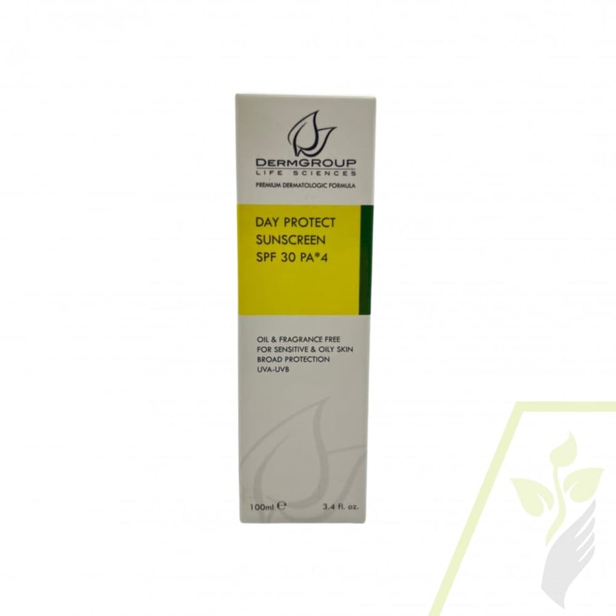 واقي شمس للبشرة الدهنية و الحساسة من ديرم قروب  DERMGROUP DAY PROTECT SUNCREEN SPF 30 PA*4