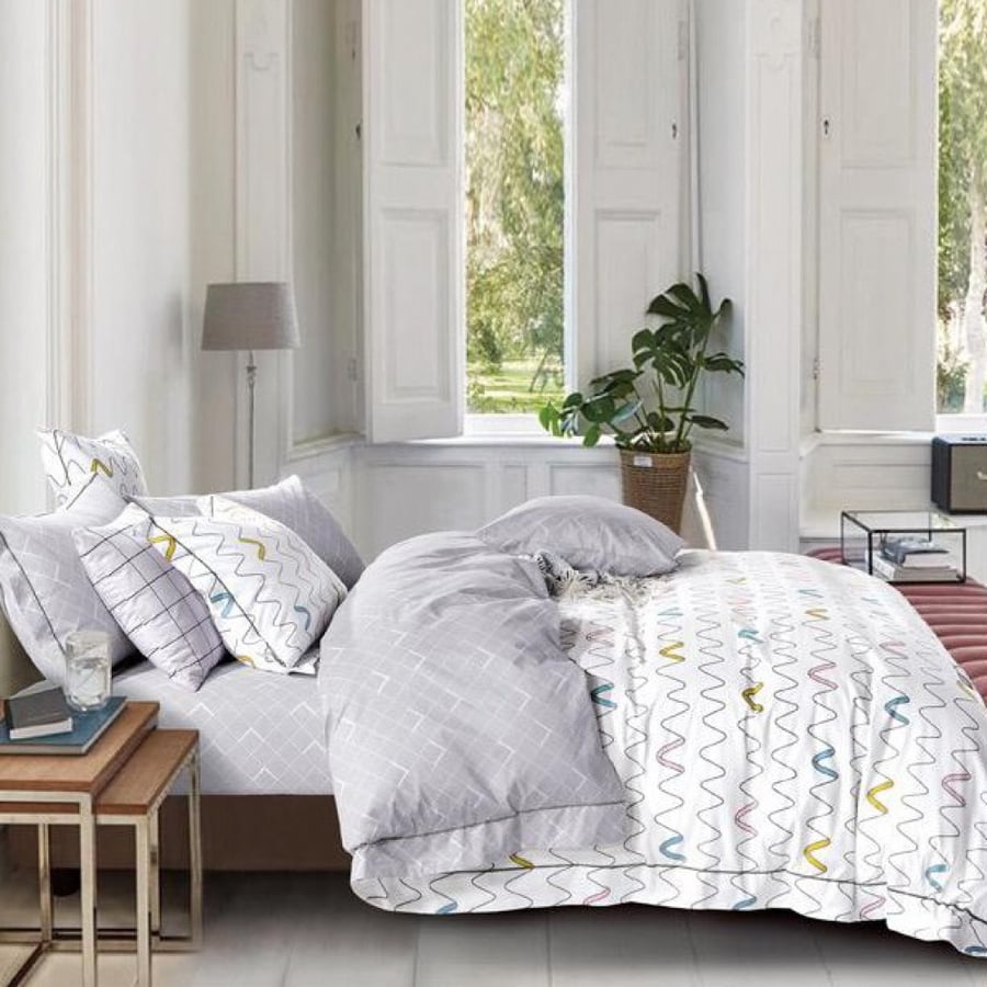 Double summer cotton bedspread 8 pieces - Marinas