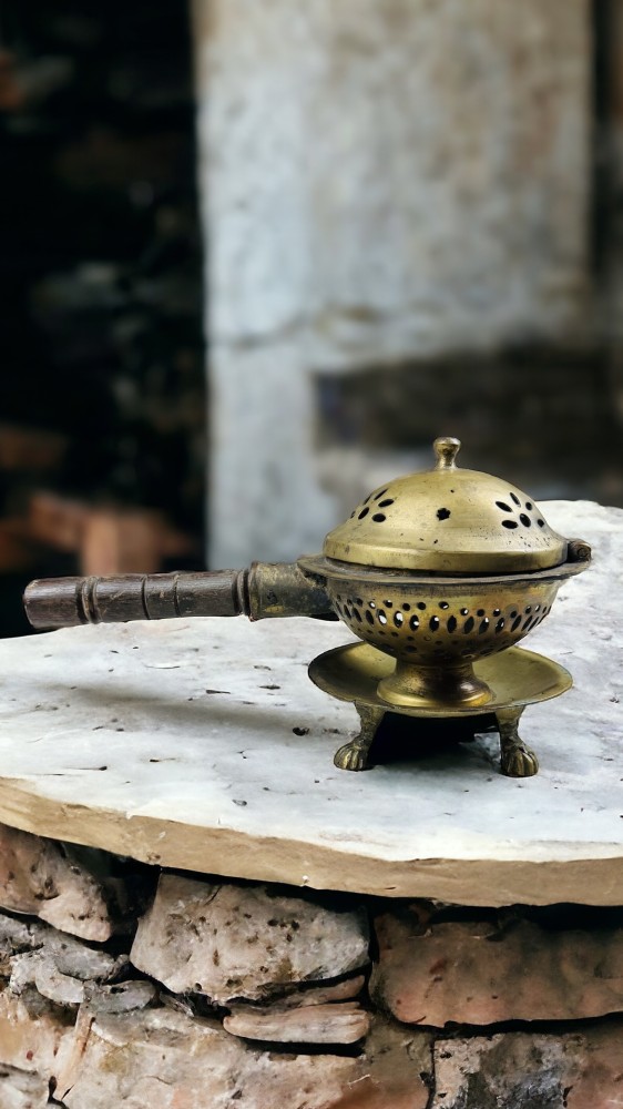مبخرة انتيكا تراثية هندية الصنع - 3
