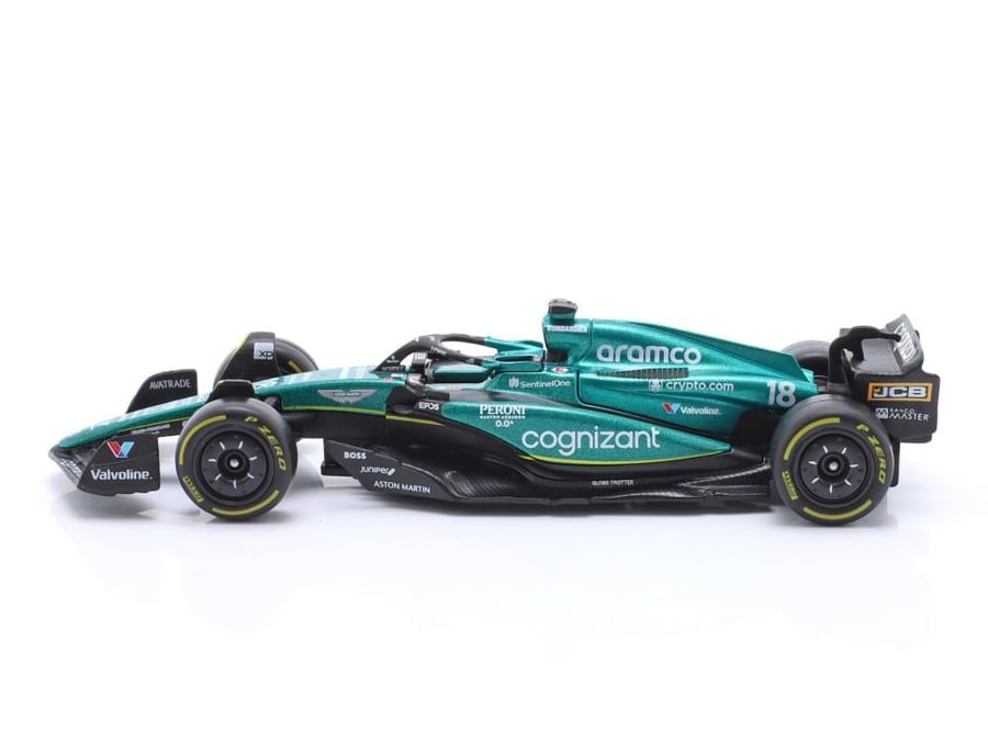 Aston Martin Aramco AMR23 #18 Lance Stroll Formula 1 2023 1:43 Bburago 18-38090