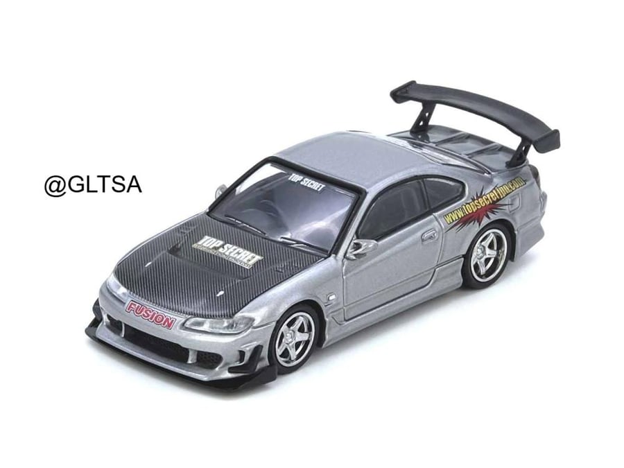 Nissan Top Secret Silvia (S15) Silver 1:64 Inno Models IN64-S15TS-SIL