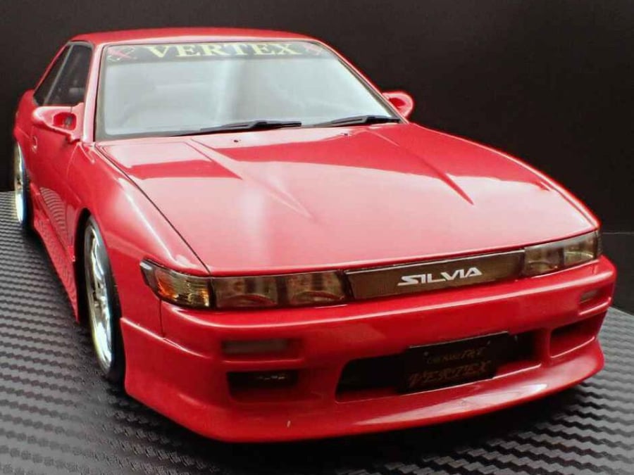 Vertex Nissan Silvia S13 Red 1:18 Ignition Model IG3584