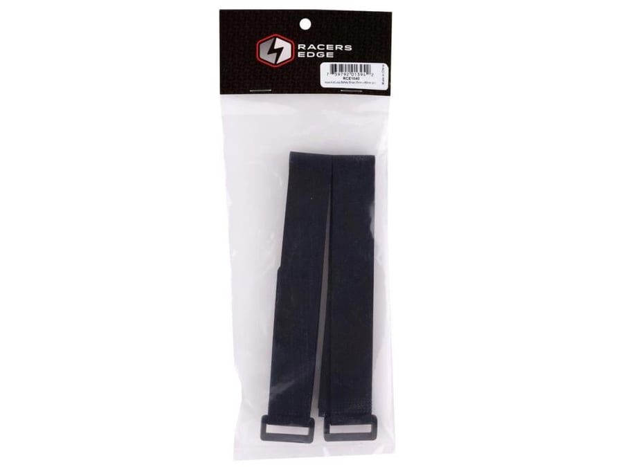 Racers Edge Hook & Loop Battery Straps (2) (25x450mm) for RC RCE1040