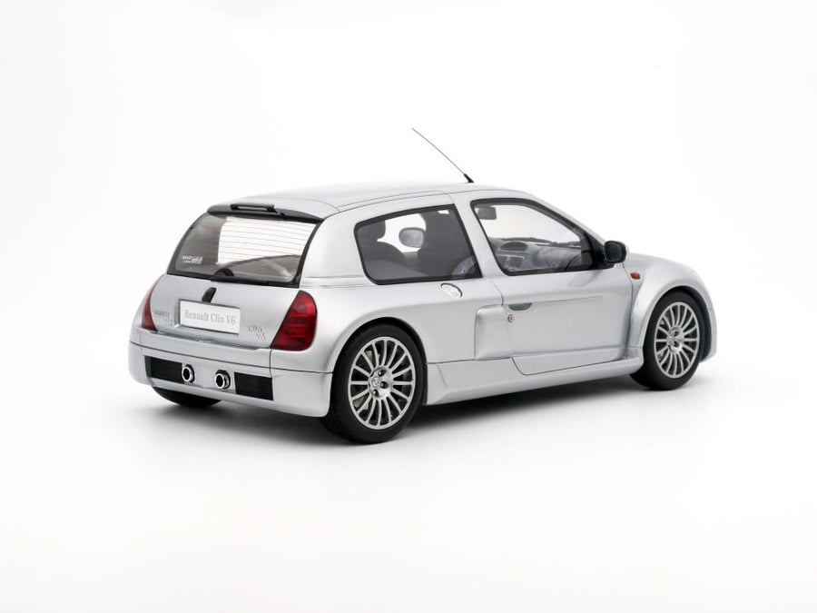 Renault Clio V6 Phase 1 Silver 1:18 OTTOmobile OT1034 LIMITED 2000 PCS