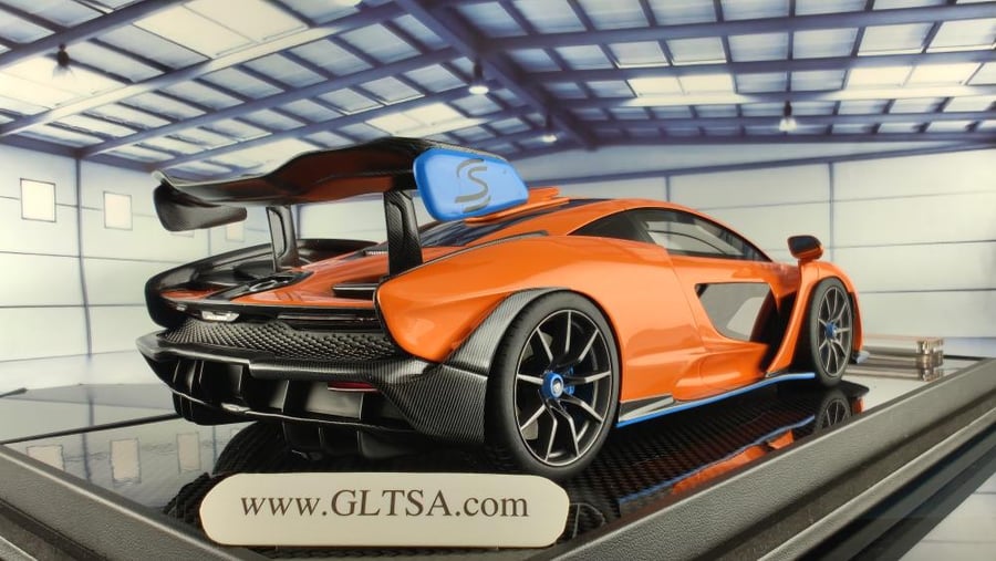 McLaren Senna Orange Blue 1:18 IVY IV1805OG LIMITED 21/50 PCS