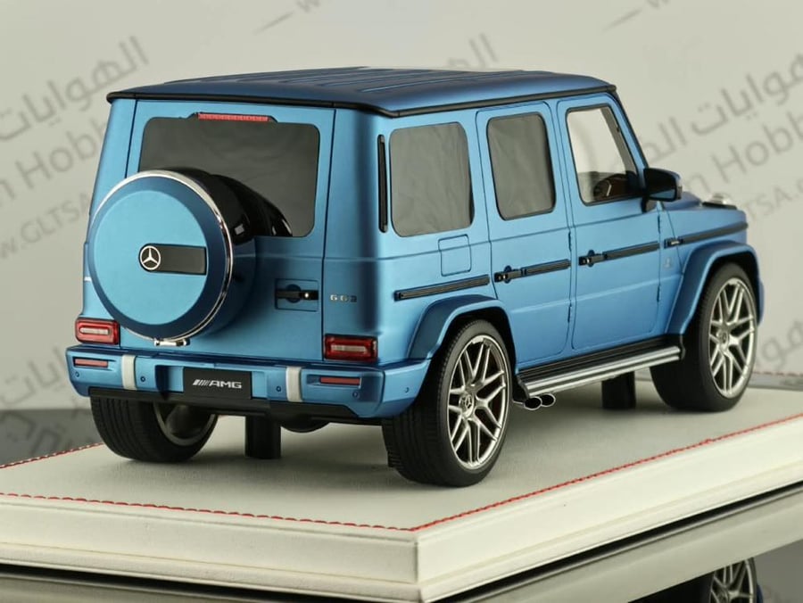 Mercedes-AMG G63 Hyper Blue Magno (Matte) 1:18 Dino Model DM EMG002A LIMITED 10 PCS