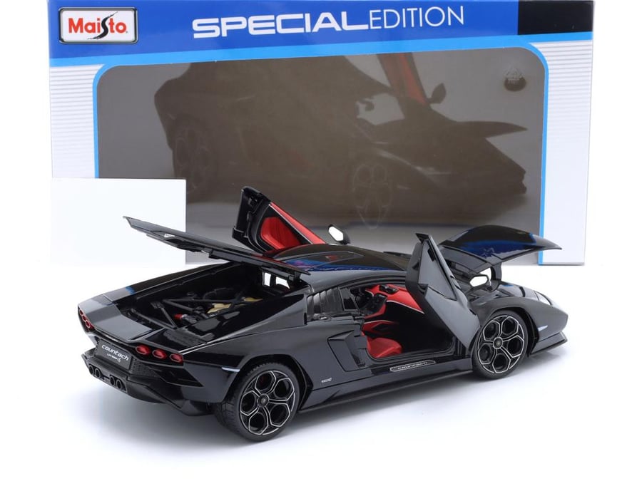 Lamborghini Countach LPI 800-4 Black 1:18 Maisto 31459BK