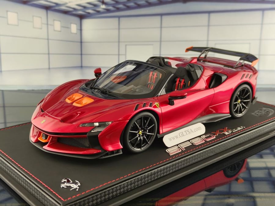 Ferrari SF90 XX Spider Red Fuoco 1:18 BBR P18238M LIMITED 50 PCS