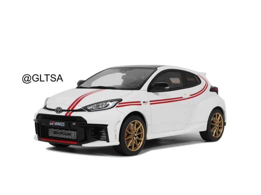 PRE-ORDER (4 Weeks) Toyota GR Yaris TGR Italy Limited Edition Pure White 1:18 OTTOmobile OT1183 LIMITED
