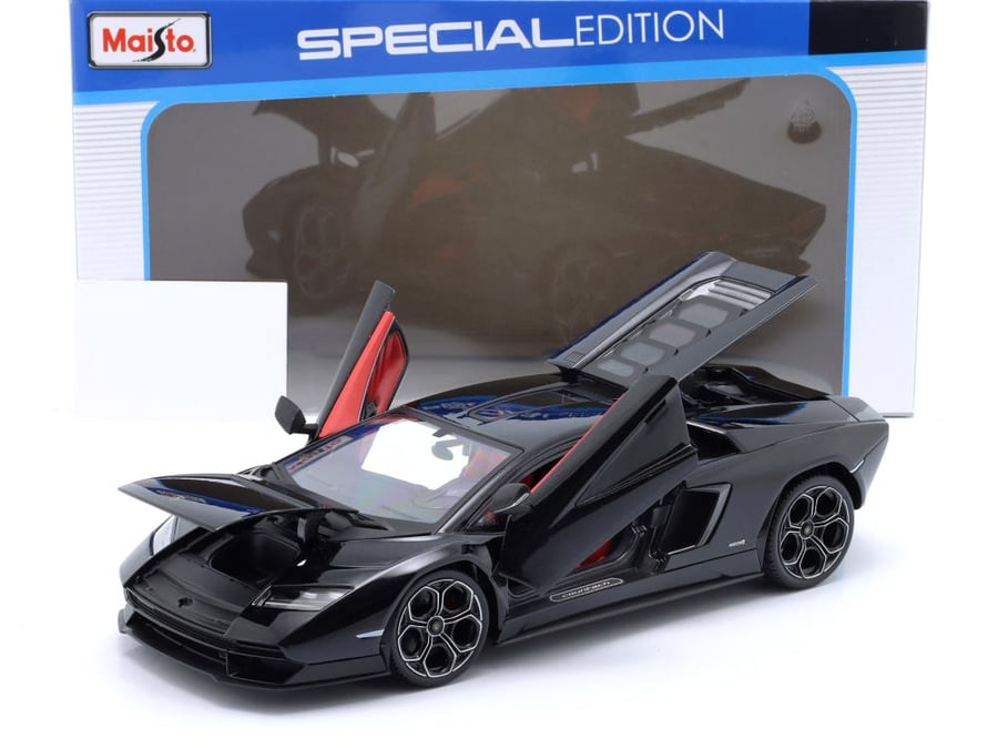 Lamborghini Countach LPI 800-4 Black 1:18 Maisto 31459BK