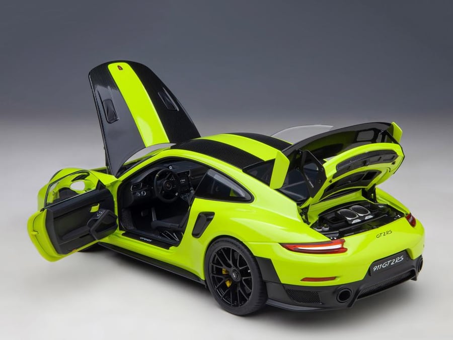 PRE-ORDER (4 Weeks) Porsche 911 (991.2) GT2 RS Weissach Package Acid Green 1:18 AUTOart 78187